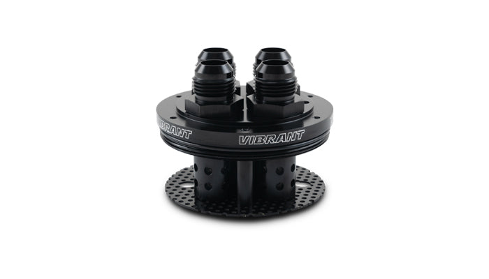 Vibrant 4-Port Catch Can Lid Assembly - 12787