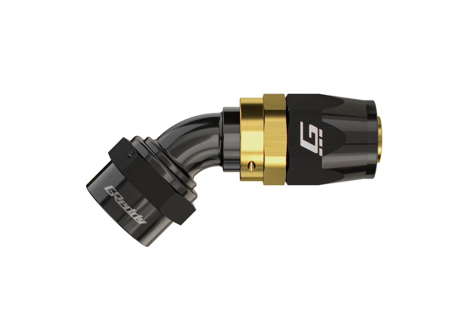 GReddy - GReddy -12 AN Swivel Hose End(s) - Black / Gold anodized - 12801245