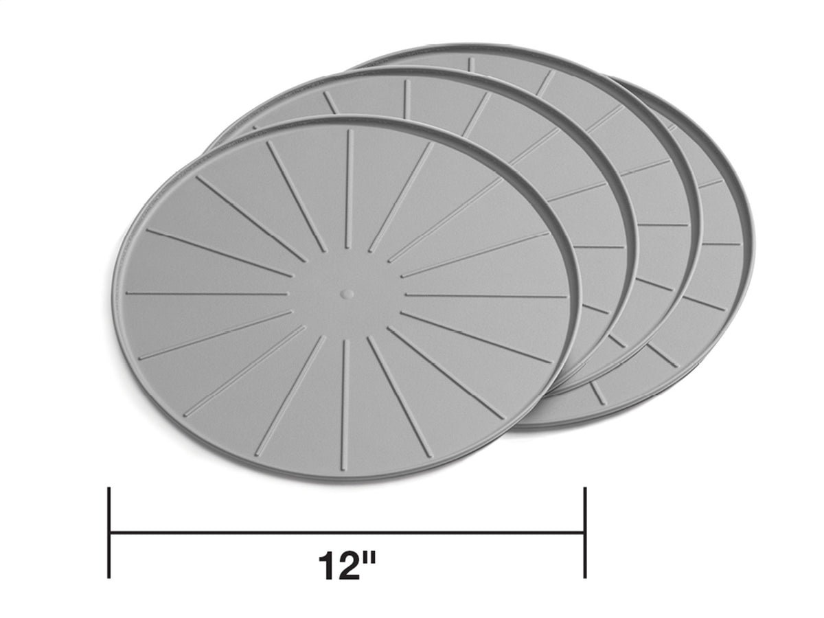 Weathertech - Round Coaster Set - Gray 12 in. Dia. - 8A12CSTGR