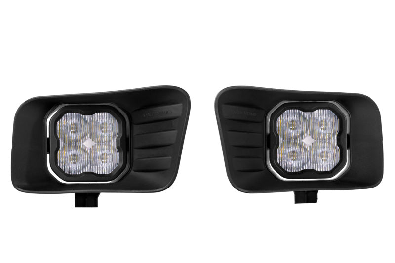 Diode Dynamics SS3 Pro Type Ram Horiz Kit ABL - White SAE Fog - DD7079 for 2009-2010 Dodge Ram 1500 - front view