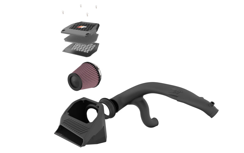 K&amp;N 2023 Ford Bronco Raptor V6 3.0L F/I 63 Series Aircharger Performance Air Intake System - 63-2625