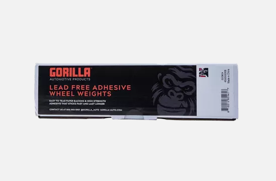 Gorilla Automotive - Gor 1/2 Oz 30-6 Oz Strips - Silver - 10006FG