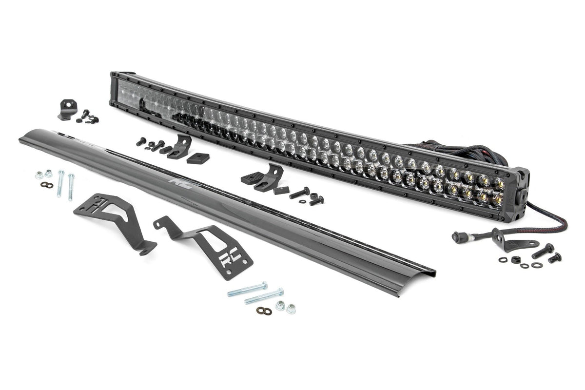 LED Light | Front Mount | 40&quot; Black Dual Row | White DRL | Can-Am Commander 1000/Maverick