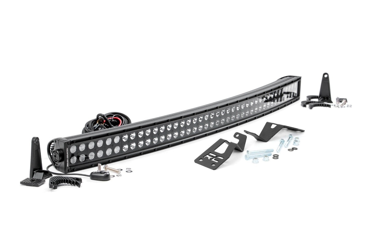 LED Light | Front Mount | 40&quot; Black Dual Row | Can-Am Commander 1000/Maverick