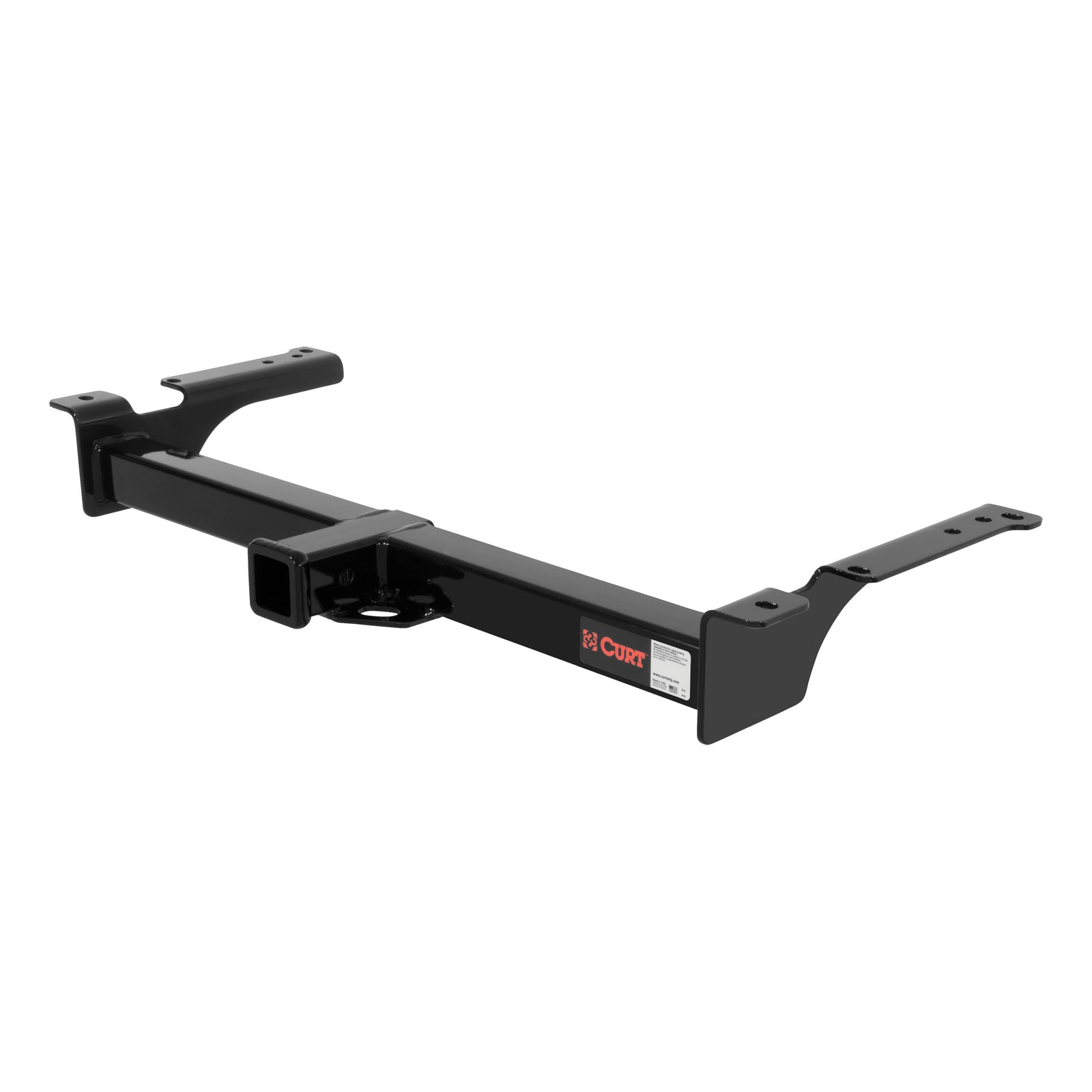 CURT 13053 Class 3 Trailer Hitch, 2-Inch Receiver, Square Tube Frame, Fits Select Ford E150, E250, E350
