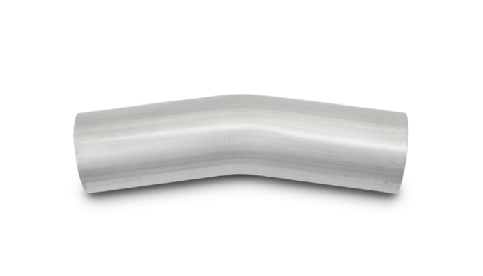 Vibrant 2in O.D. T304 SS 15 deg Mandrel Bend 4in x 4in leg lengths (2in Centerline Radius) - 13126