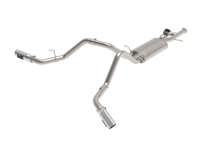 afe Gemini XV Cat-Back Exhaust System GM Trucks 09-18 V6-4.3/V8-4.8/5.3L - 49-34133-P
