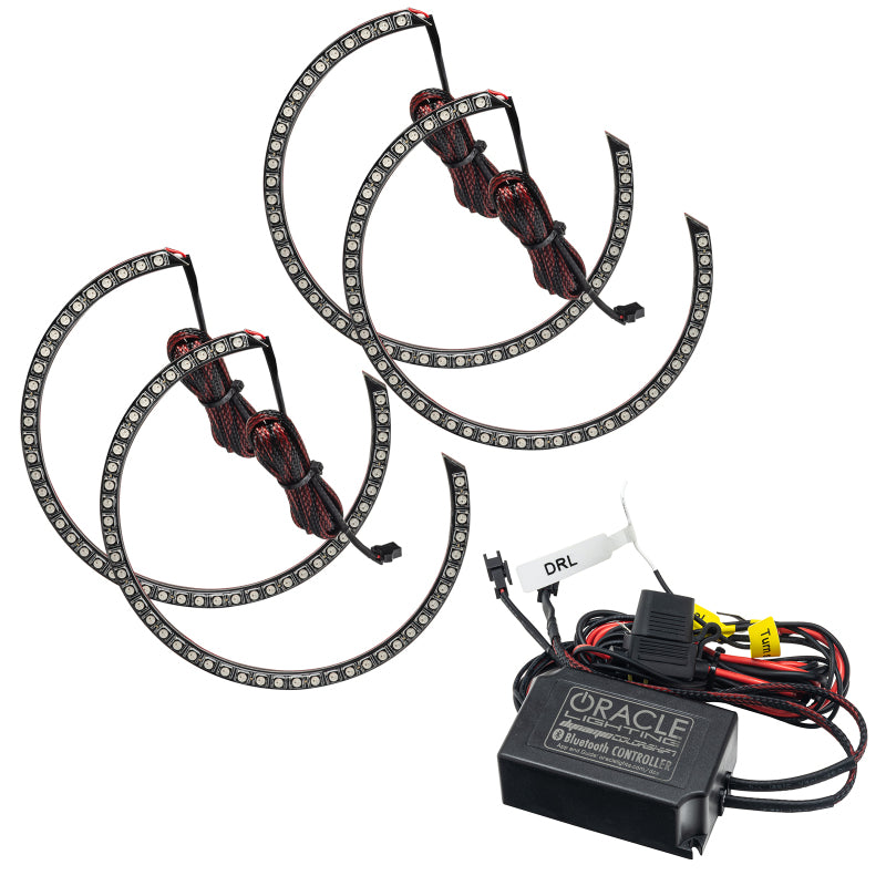 Oracle 15-21 Dodge Challenger Dynamic Surface Mount Headlight Halo Kit - - Dynamic SEE WARRANTY - 3990-332