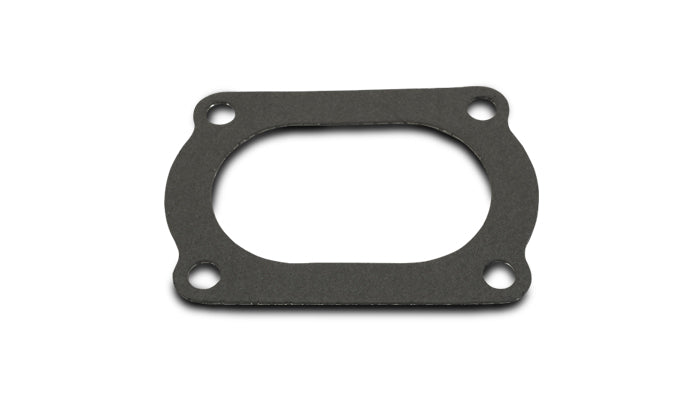 Vibrant 4 Bolt Flange Gasket for 4in O.D. Oval tubing (Matches #13177S) - 13177G
