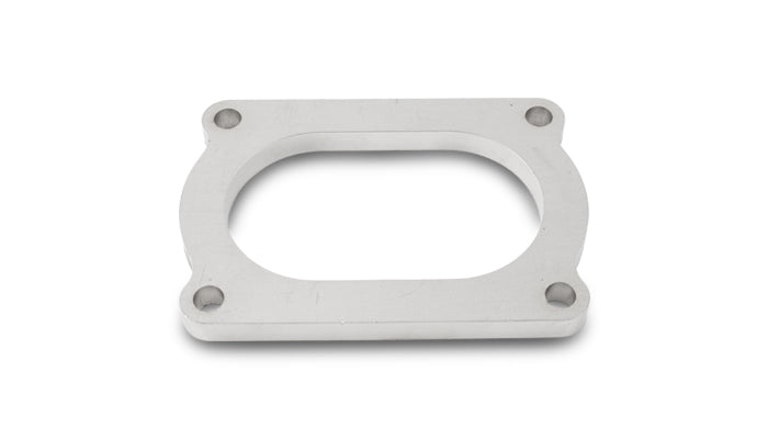 Vibrant T304 SS 4 Bolt Flange for 4in O.D. Oval tubing - 13177S