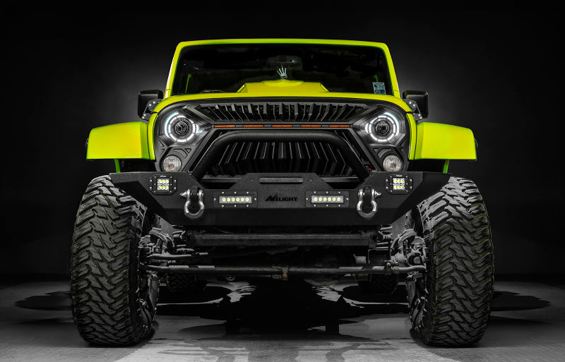 ORACLE Lighting 0718 Jeep Wrangler JK Oculus 7in ColorSHIFT BiLED Projector Headlights SEE WARRANTY - 5876-334