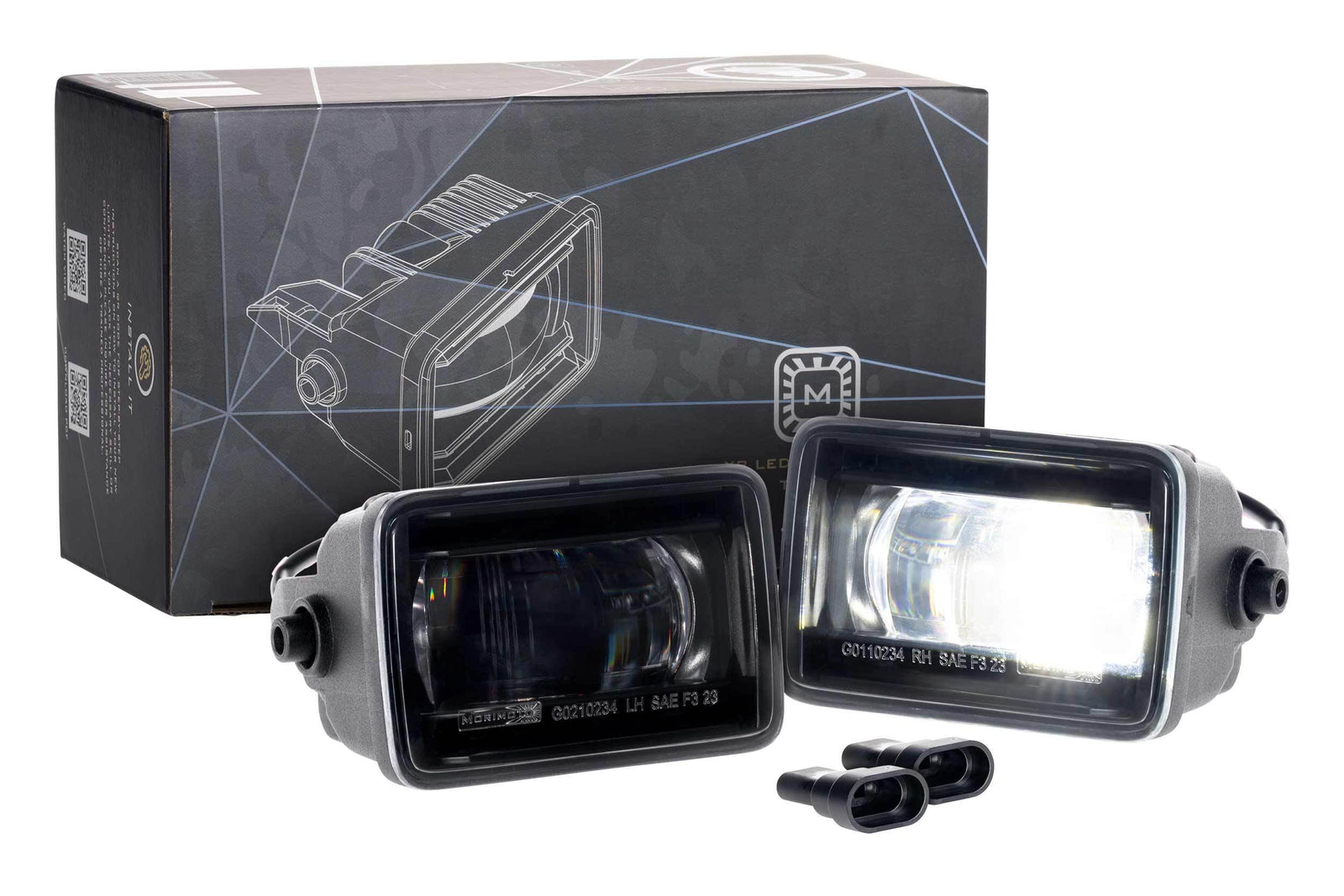 Morimoto - XB Evo+ Fog Lights: Type F2 (Set / White + Yellow) - LF095.2