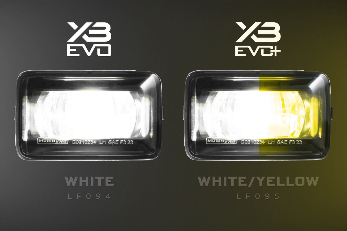 Morimoto - XB Evo+ Fog Lights: Type F2 (Set / White + Yellow) - LF095.2