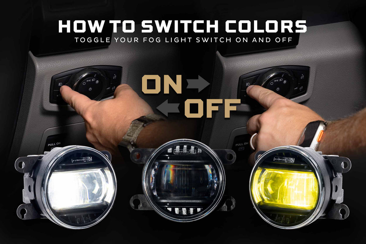 Morimoto - XB Evo+ Fog Lights: Type S (Set / White + Yellow) - LF091