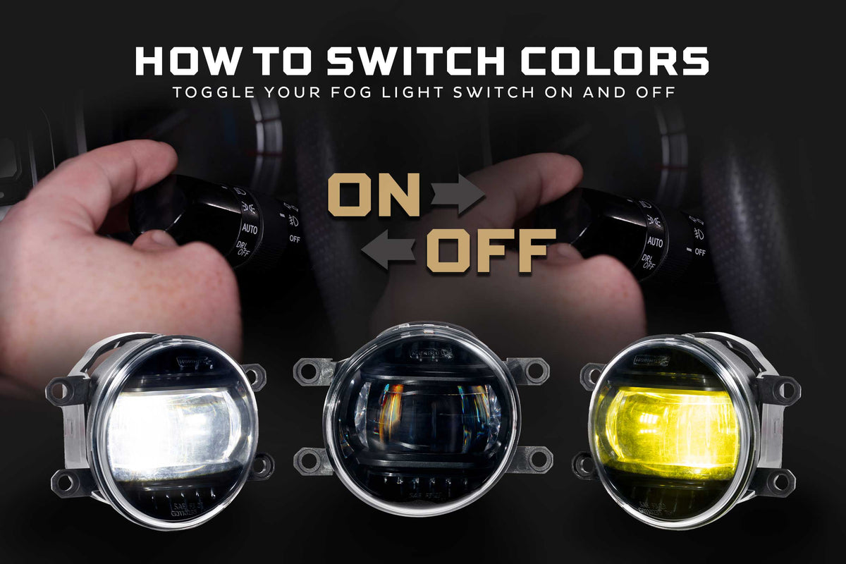 Morimoto - XB Evo+ Fog Lights: Type T (Set / White + Yellow) - LF093