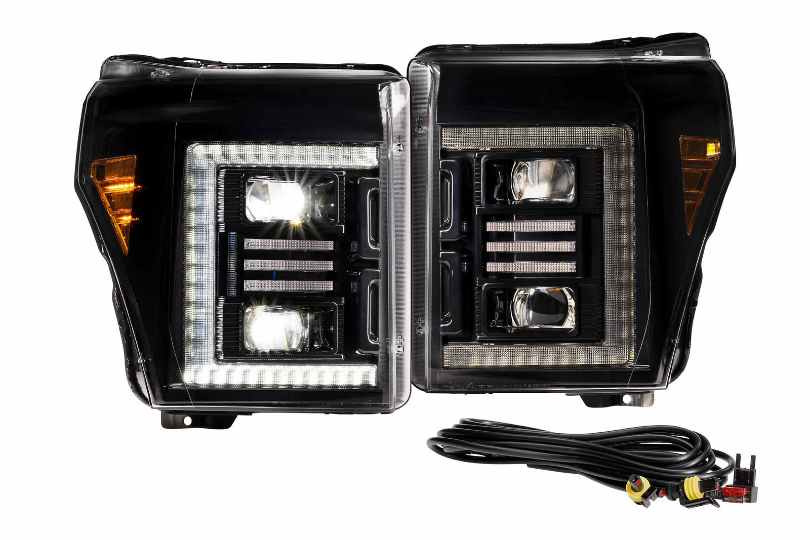 Morimoto - XB Hybrid LED Headlights: Ford Super Duty (11-16) (Pair / ASM) - LF553.2