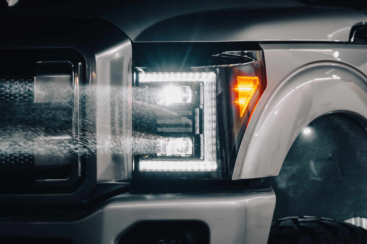 Morimoto - XB Hybrid LED Headlights: Ford Super Duty (11-16) (Pair / ASM) - LF553.2