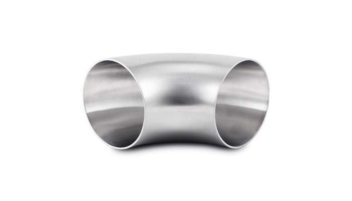 Vibrant 3in OD T304 SS 90 Deg Mandrel Bend (3in Centerline Radius) - 13312