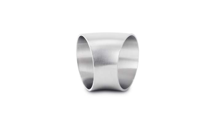 Vibrant 2.5in O.D. T304 SS 45 deg Mandrel Bend (2.5in Centerline Radius) - 13330