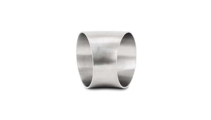 Vibrant 2.75in OD T304 SS 45 Deg Mandrel Bend Elbow (2.75in Centerline Radius) - 13331