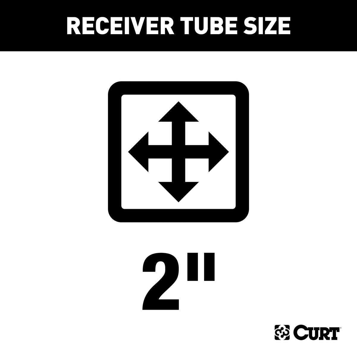 CURT 13468 Class 3 Trailer Hitch, 2-Inch Receiver, Fits Select Toyota Venza