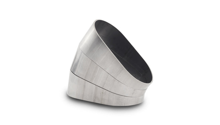 Vibrant Horizontal 304 SS Nominal 3in. Oval / 2.95in. Centerline Radius, 15 degree per cut -Set of 3 - 13570