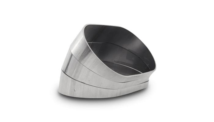 Vibrant Vertical 304 SS Nominal 3in. Oval / 2.35 in. Centerline Radius, 15 degree per cut -Set of 3 - 13571