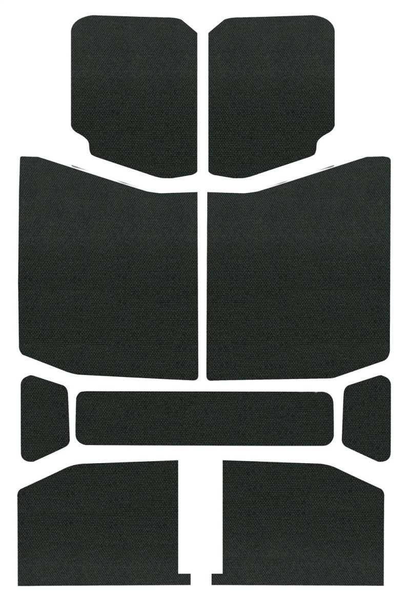 DEI 18-23 Jeep Wrangler JL 4-Door Boom Mat Headliner - 9 Piece - Black - 50168