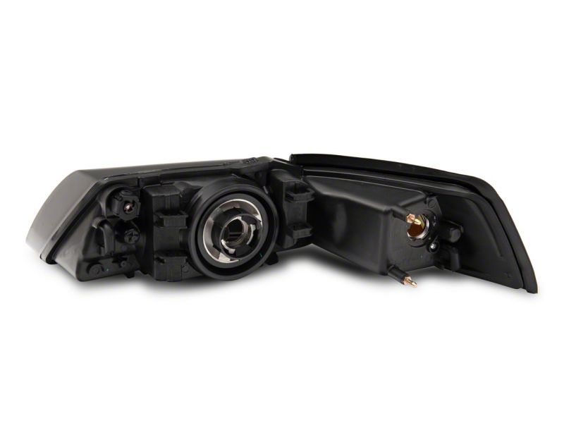 Raxiom 99-04 Ford Mustang Axial Series OEM Style Replacement Headlights- Blk Housing (Smoked Lens) - 413420