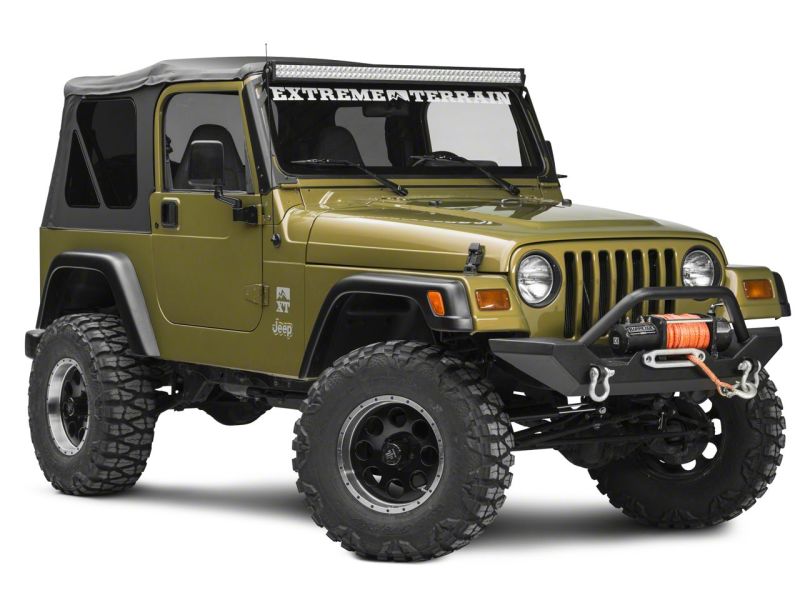 Raxiom 97-06 Jeep Wrangler TJ 50-In LED Light Bar Windshield Mount - J106745