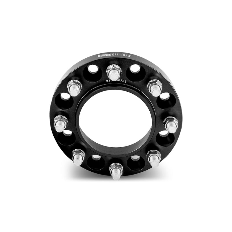 Borne Off-Road Wheel Spacers - 8X170 - 125 - 25mm - M14 - Black - BNWS-002-250BK