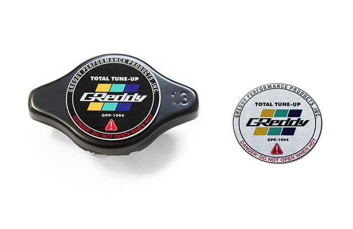 GReddy - GReddy High Pressure Radiator Cap(s) - 1.3kg/cm2 - polished/black - 13911003