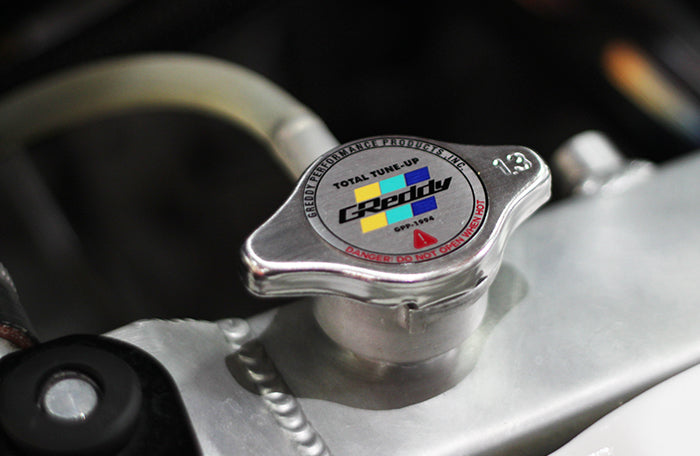 GReddy - GReddy High Pressure Radiator Cap(s) - 1.3kg/cm2 - polished/black - 13911001