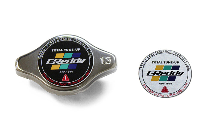 GReddy - GReddy High Pressure Radiator Cap(s) - 1.3kg/cm2 - polished/black - 13911001