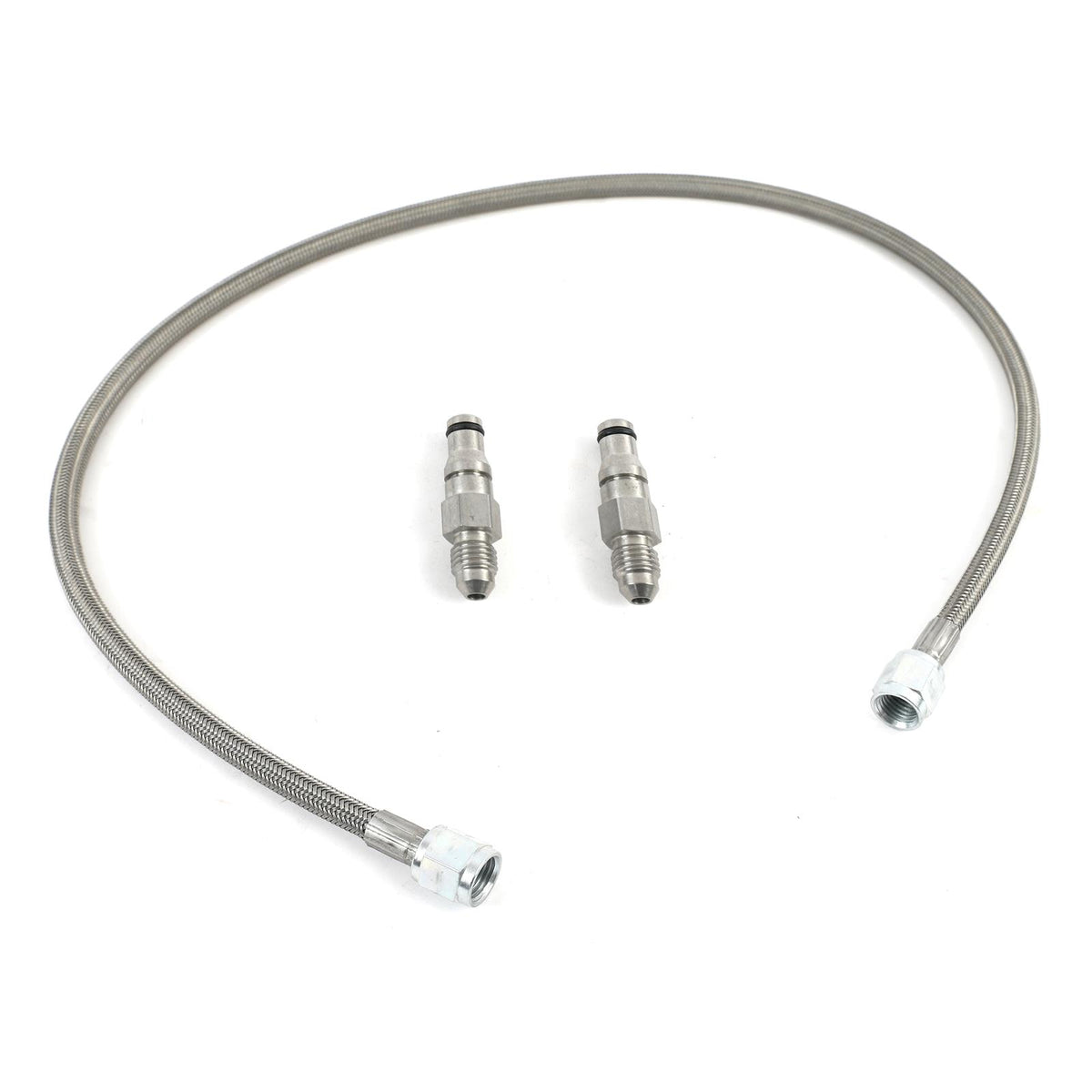 McLeod 2015+ Ford Mustang Steel Braided Hydraulic Clutch Line - 139253