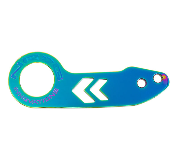 NRG Universal Rear Tow Hook - Neochrome Dip - TOW-110MC - front view