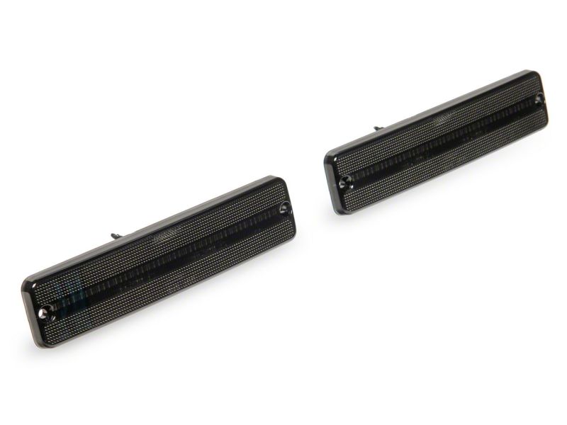 Raxiom 87-95 Jeep Wrangler YJ Axial Series LED Front Marker Lights- Smoked - J177412