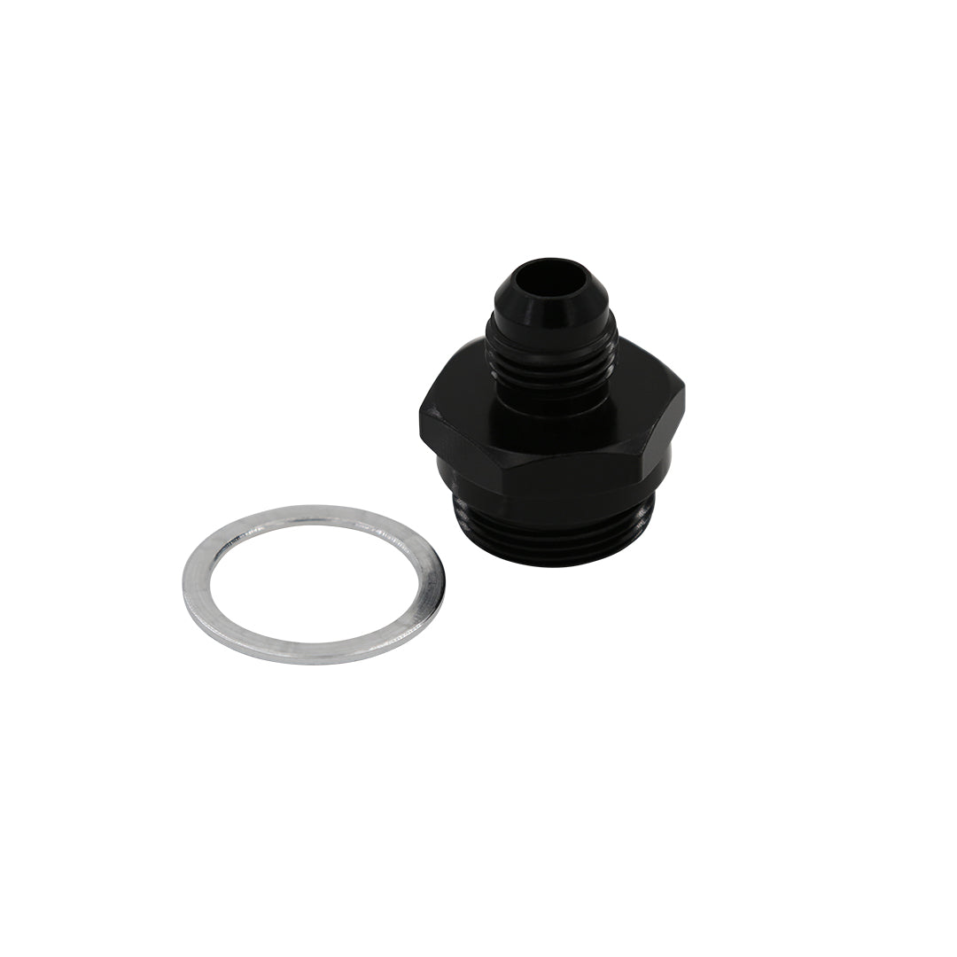 Aeromotive AN-06 Holley Carb 7/8in x 20 Thread Dual Feed Bowl Adapter Fitting - 15201