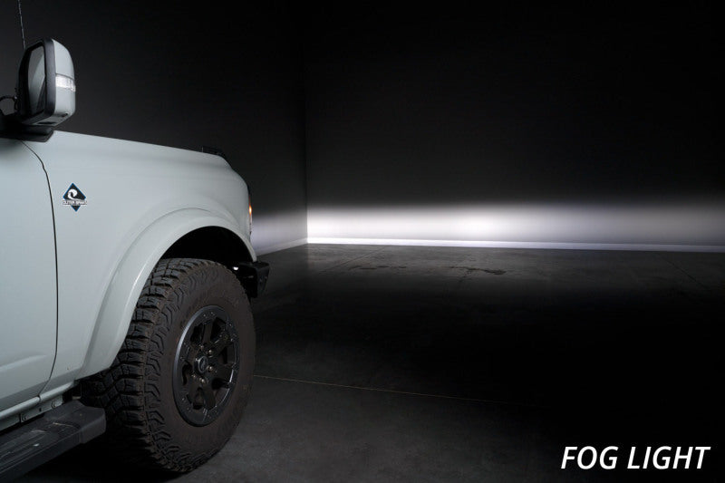 Diode Dynamics 21-Up Ford Bronco Stage Series Fog Pocket Kit - White Sport - DD7178 for 2021-2026 Ford Bronco - detail view