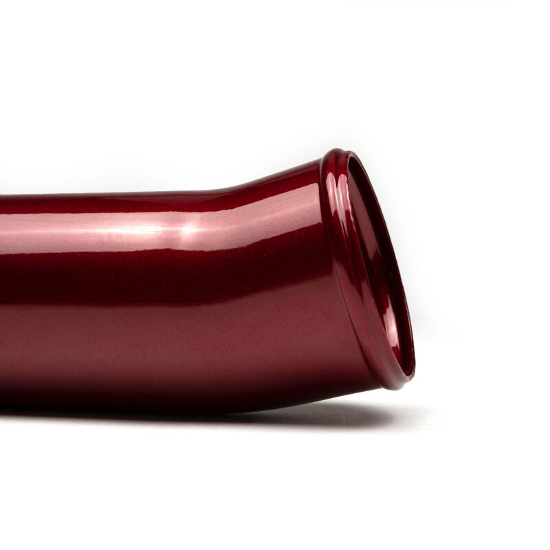 Wehrli 98.5-02 Cummins 5.9L Passenger Side 3.5in Intercooler Pipe - Bengal Red - WCF100564-BR