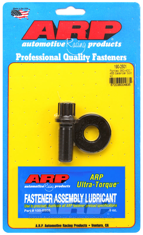 ARP Pontiac 350-400-455 Balancer Bolt Kit - 190-2501