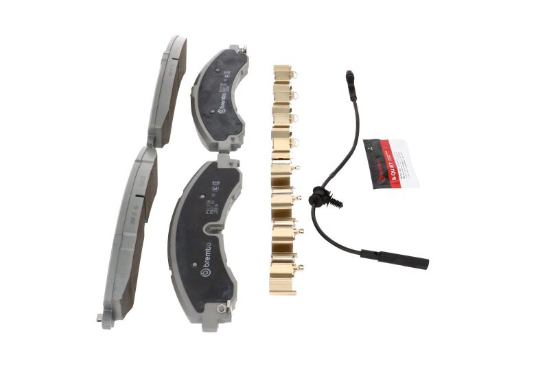 Brembo OE 20-21 Chevy Silverado 2500 HD/3500 HD/GMC Sierra 2500 HD Ceramic Brake Pad - Front - P10100N
