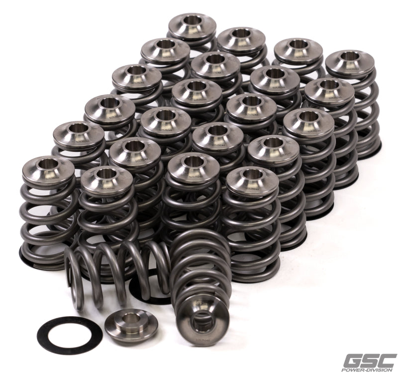 GSC P-D Nissan VQ35 Conical Valve Spring and Titanium Retainer Kit - 5014 by GSC Power Division - front view