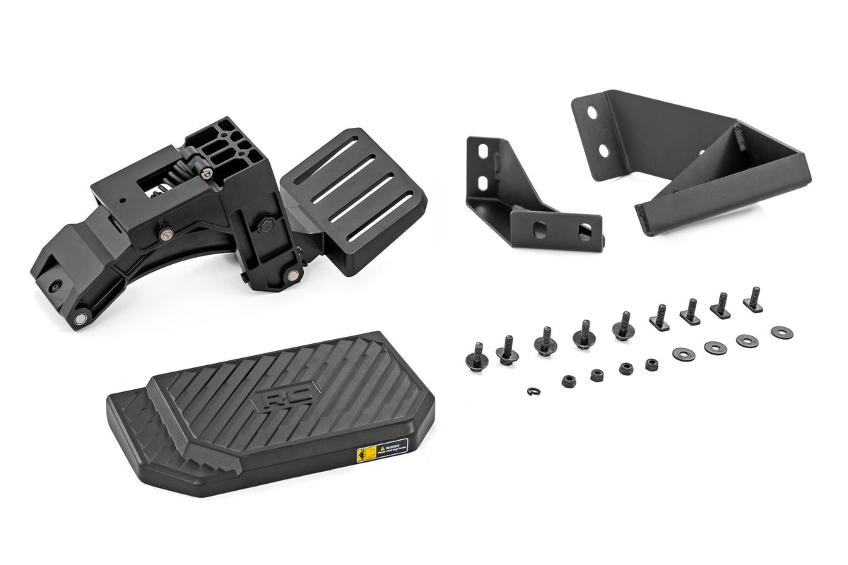 Rough Country - Retractable Bed Step - Manual Pull - Chevy/GMC 1500 (14-18 & Classic) - PW050052 for 2014-2018 Chevrolet Silv