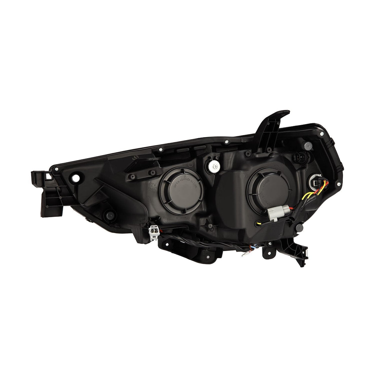AlphaRex 14-22 Toyota 4Runner PRO-Series Projector Headlights Jet Black w/Seq. Sig. + DRL - 880816 by AlphaRex - package cont