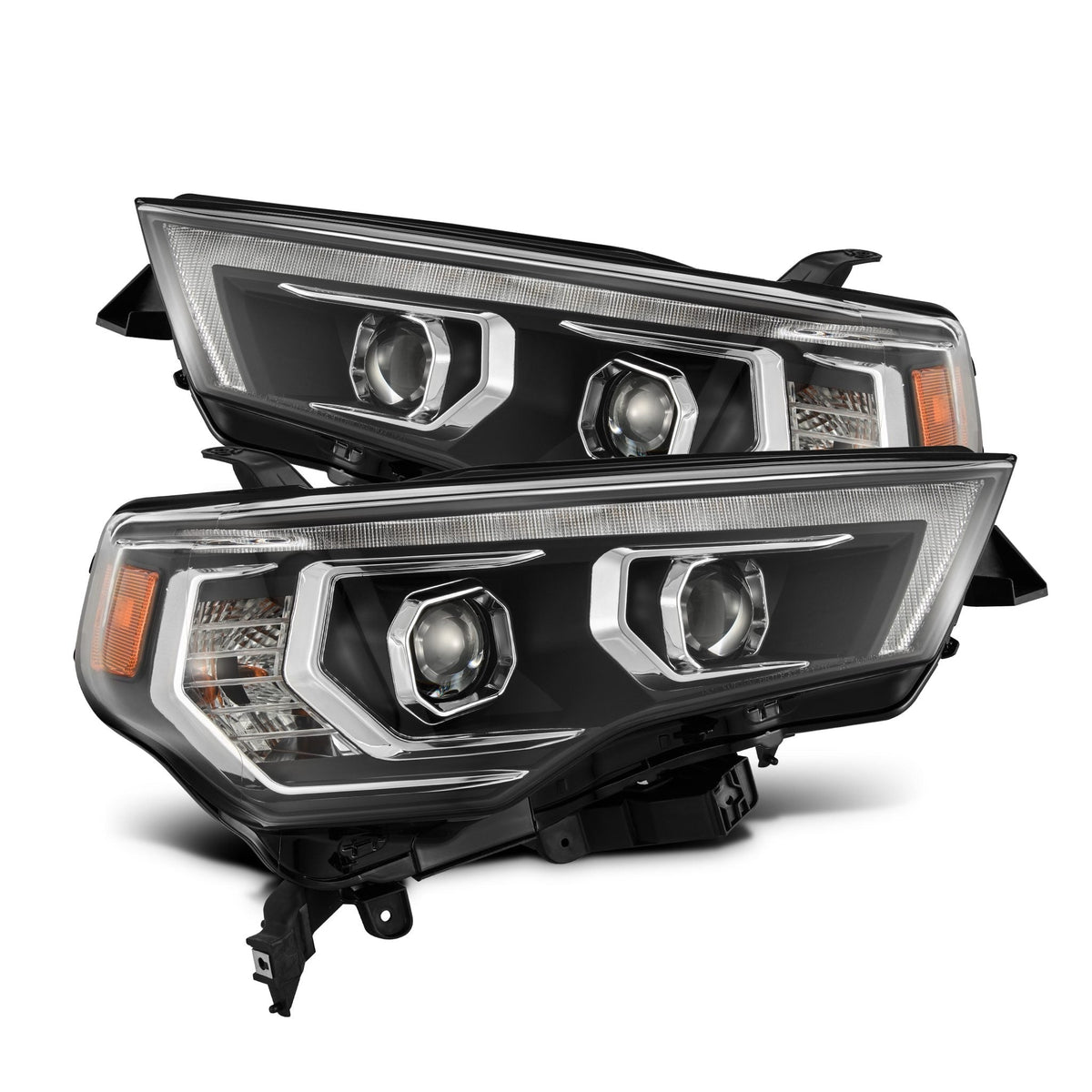 AlphaRex Black Pro Series Headlights - 880843 by AlphaRex - front view