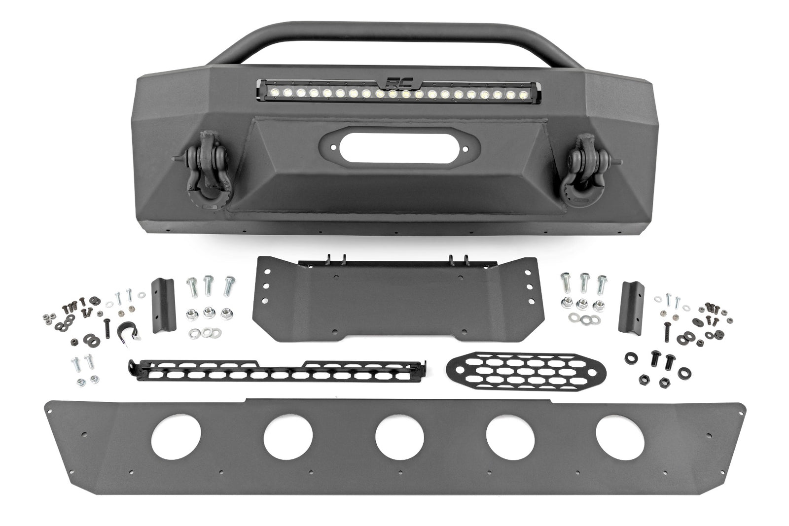 Front Bumper | Hybrid | 20" Blk LED | Toyota 4Runner 2WD/4WD (2014-2024)
