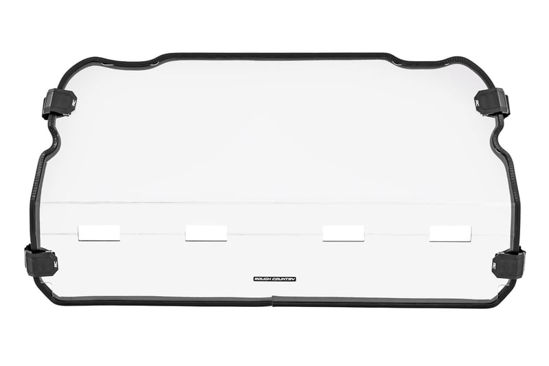 Rough Country - Rear Cab Panel - Scratch Resistant - Polaris RZR XP 1000 - 98142312 by Rough Country - front view