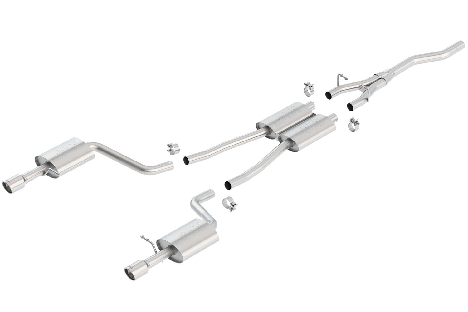 Borla Cat Back system for 02-08 Audi A4 Quattro 2.0L 4cyl