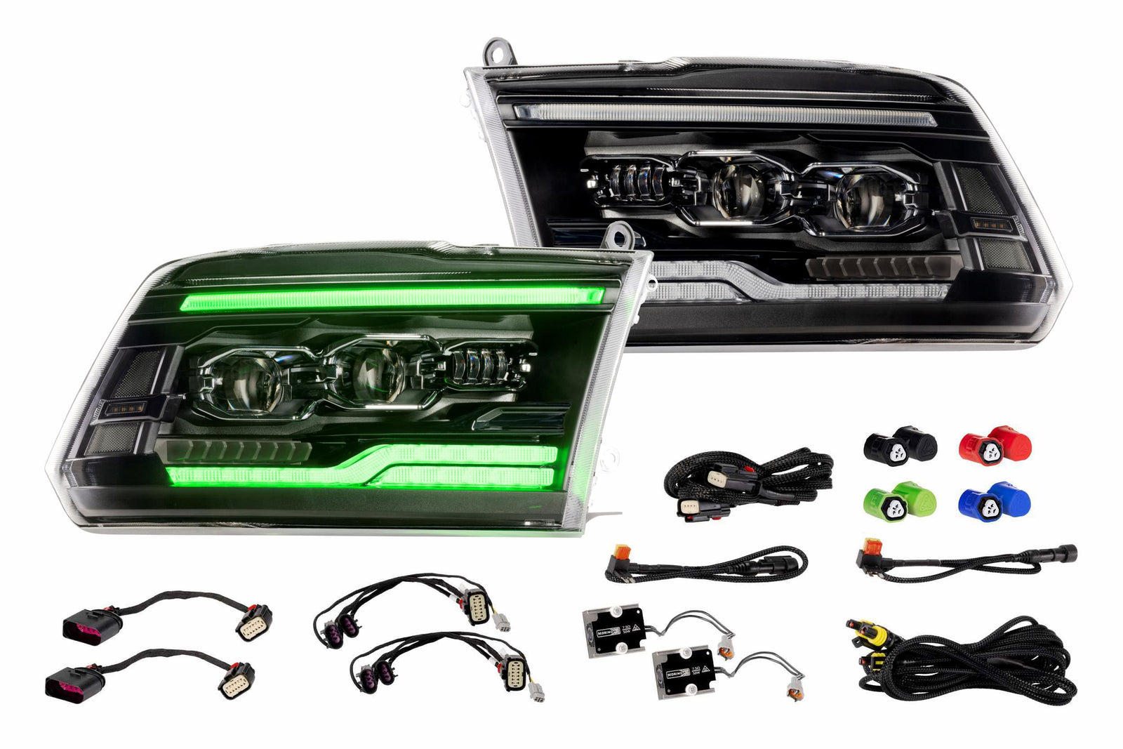 Morimoto - XB Evo Hybrid Headlights: 09-18 Dodge Ram (Set) - LF2-520R